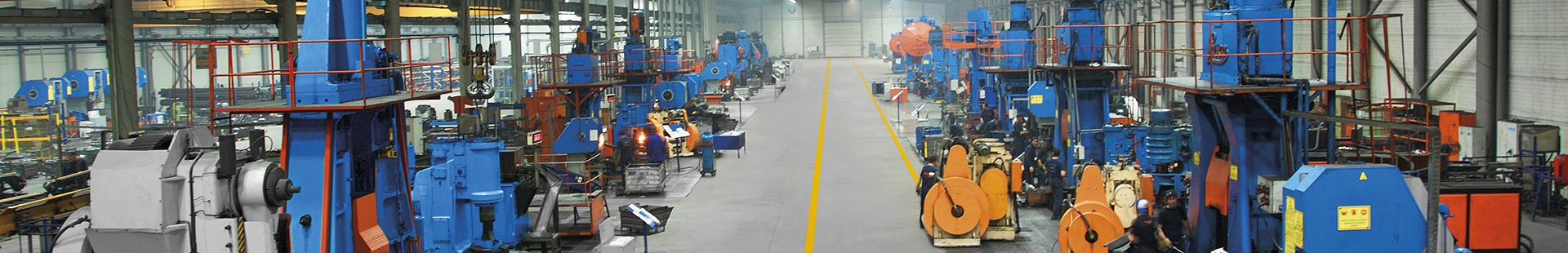 Our steel forging factory keeps growing with new equipment.